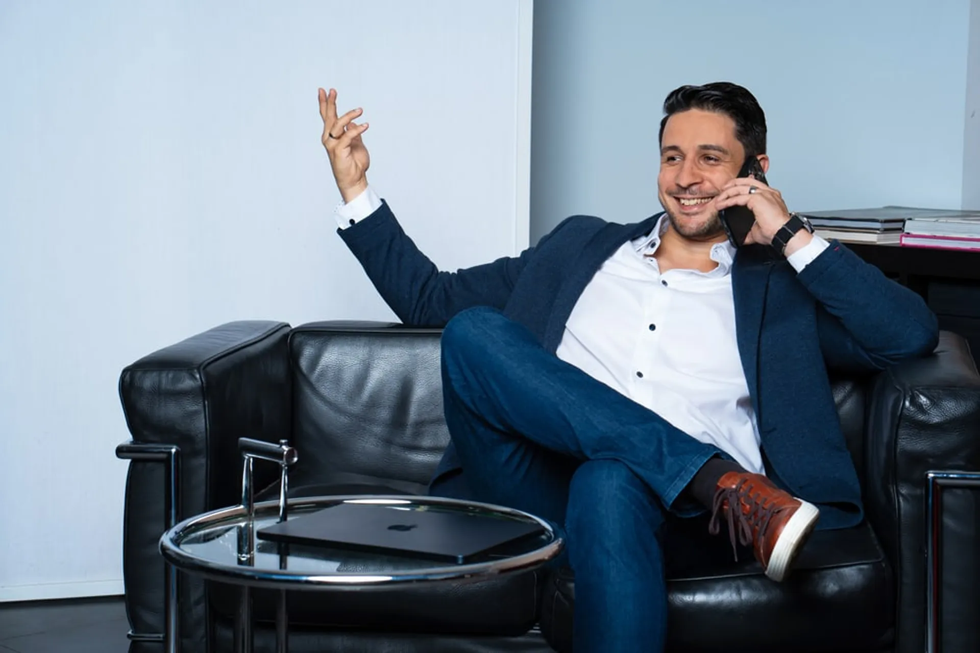 Rachid Dahjaoui im Gespräch